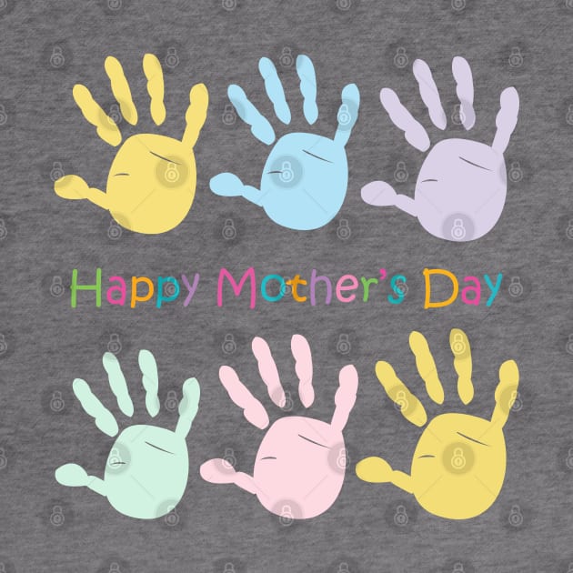 Mother's day kids handprint by GULSENGUNEL